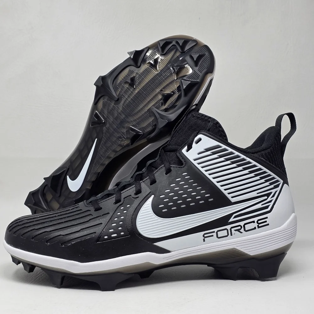 Nike Mens Size 13 Force Savage Pro 3 PE Football Cleats Black/White DA5453-005